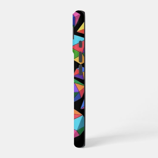 Coque iPhone 16 Colorful Cubes (Côté gauche)