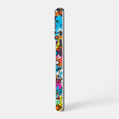 Coque iPhone 16 Colourful Neon Robot Pattern iPhone 16 case (Côté gauche)