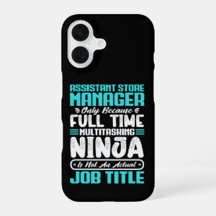 Coque iPhone 16 Compétences de travail de Responsable de Magasin A