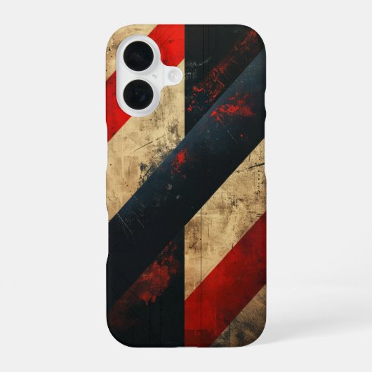 Coque iPhone 16 Composition Chaos de Couleur (Verso)