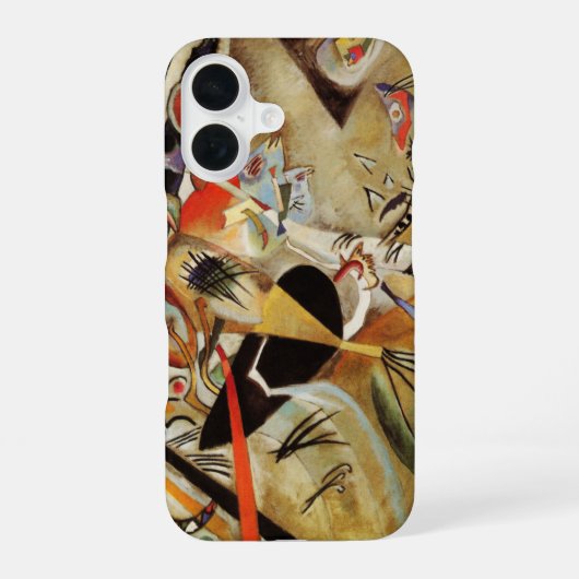 Coque iPhone 16 Composition de Kandinsky (Verso)