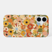 Coque iPhone 16 Composition florale mixte vintage (Verso Horizontal)