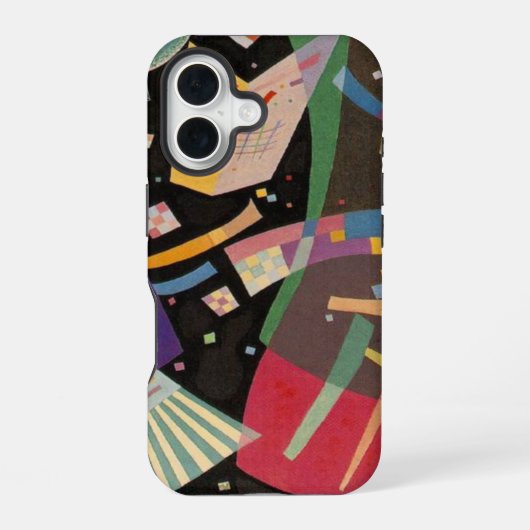 Coque iPhone 16 Composition Kandinsky X Oeuvre Abstraite (Verso)