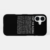 Coque iPhone 16 Comptez vos bénédictions (Verso Horizontal)