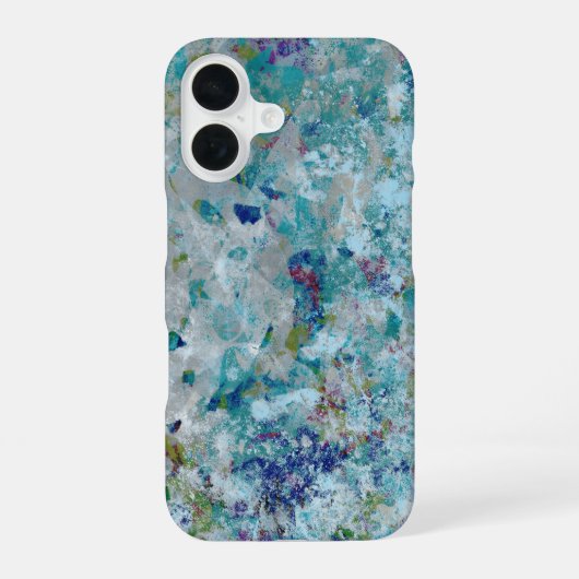 Coque iPhone 16 Conception d'art abstrait original moderne unique (Verso)