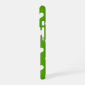 Coque iPhone 16 Conception de coeurs adorables verts blancs (Côté gauche)