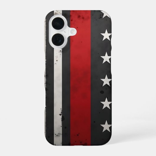 Coque iPhone 16 Conception de drapeau Grunge - Étui de protection (Verso)