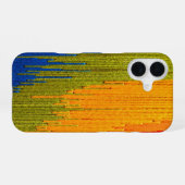 Coque iPhone 16 conception de fil abstrait (Verso Horizontal)