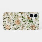 Coque iPhone 16 Conception de jardin de fleurs de jasmin de Willia (Verso Horizontal)