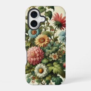 Coque iPhone 16 Conception de jardins transparente