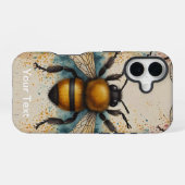 Coque iPhone 16 Conception de la pâte d'abeilles OtterBox (Verso Horizontal)