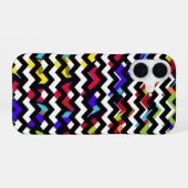 Coque iPhone 16 conception de l'iPhone 6 à motif chevron (Verso Horizontal)