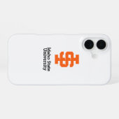 Coque iPhone 16 Conception de logo officiel de l'Université d'État (Verso Horizontal)