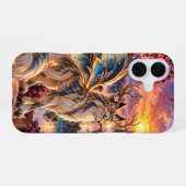 Coque iPhone 16 Conception de lune fantastique (Verso Horizontal)