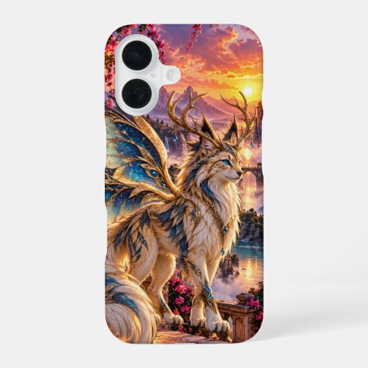 Coque iPhone 16 Conception de lune fantastique (Verso)