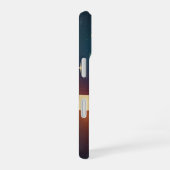 Coque iPhone 16 Conception de lune rétro stylisée (Côté droit)