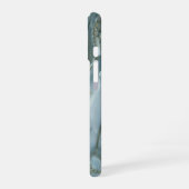 Coque iPhone 16 Conception de marbre turquoise bleu iPhone (Côté gauche)