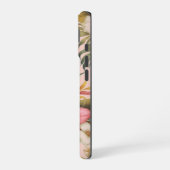 Coque iPhone 16 Conception de monogramme de fleurs tropicales d'îl (Côté gauche)