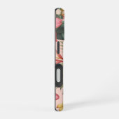 Coque iPhone 16 Conception de monogramme de fleurs tropicales d'îl (Côté droit)