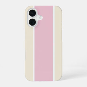 Coque iPhone 16 Conception de motif à rayures verticales de couleu