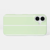 Coque iPhone 16 Conception de motif à rayures verticales de couleu (Verso Horizontal)