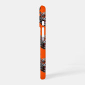 Coque iPhone 16 Conception de motif tête de tigre orange (Côté gauche)