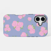Coque iPhone 16 Conception de rose antique romantique (Verso Horizontal)