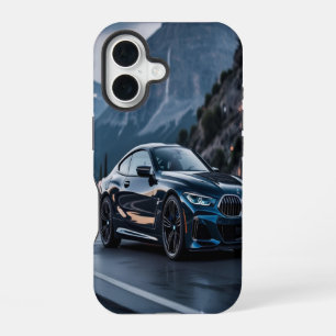 Coque iPhone 16 Conception de voiture de rêve BMW audacieuse – Lux
