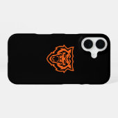 Coque iPhone 16 Conception d'esprit des Bengals de l'Université d' (Verso Horizontal)
