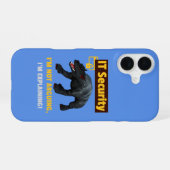 Coque iPhone 16 Conception d'humour technologique expliquant la sé (Verso Horizontal)