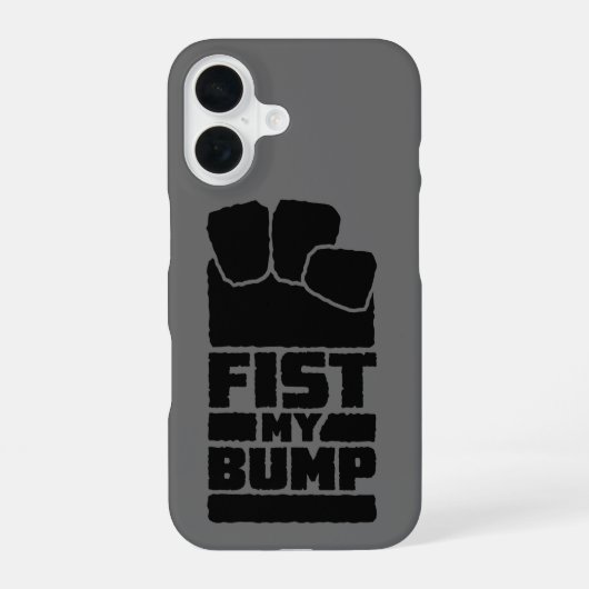 Coque iPhone 16 Conception drôle d'alien spatial Poing Mon Bosse (Verso)