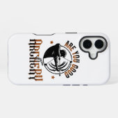 Coque iPhone 16 Conception drôle de tir à l'arc (Verso Horizontal)