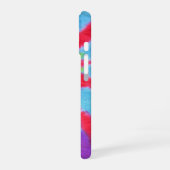 Coque iPhone 16 Conception hippie Tie Dye (Côté gauche)
