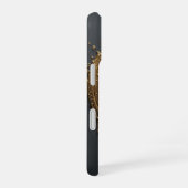 Coque iPhone 16 Conception Mystérieuse de Chat Noir 🐈⬛ (Côté droit)