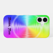 Coque iPhone 16 Conception tie-dye - (Verso Horizontal)