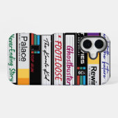 Coque iPhone 16 Conception vidéo VHS (Verso Horizontal)