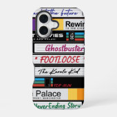 Coque iPhone 16 Conception vidéo VHS (Verso)