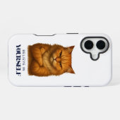 Coque iPhone 16 Confiance féline (Verso Horizontal)
