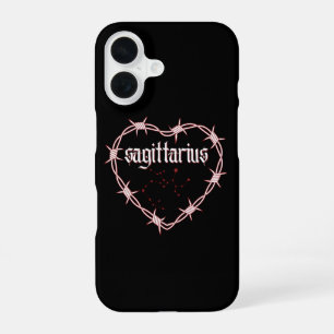 Coque iPhone 16 Constellation du Sagittaire Anniversaire Gothique