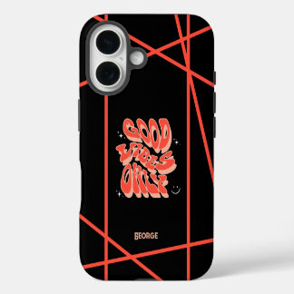 Coque iPhone 16 Cool Bandes positives uniquement personnalisables