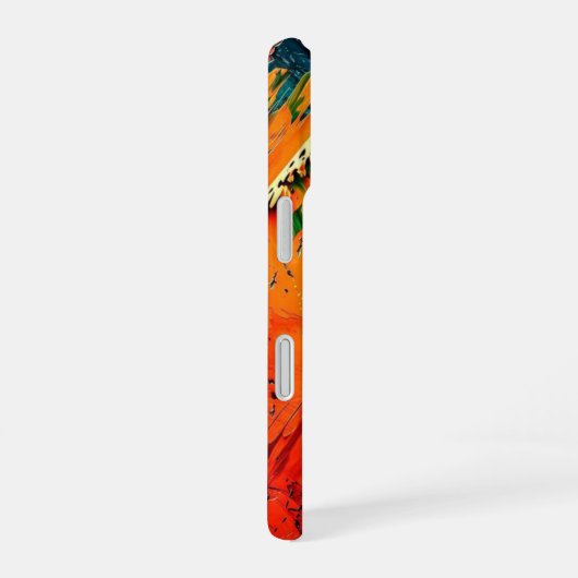 Coque iPhone 16 coque iphone Abstrait Kinetic Splatter_ (Côté droit)