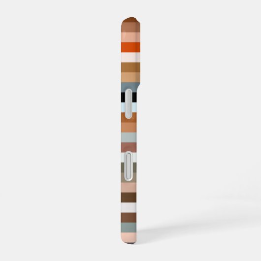 Coque iPhone 16 Coque iphone Motif multicouleur à bande (Côté droit)