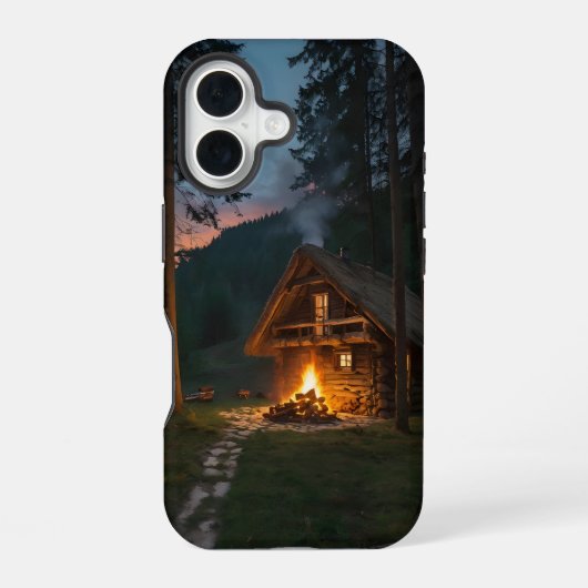 Coque iPhone 16 Coques de feu de camp pour iPhone 16 (Verso)