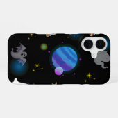 Coque iPhone 16 Coques de téléphone Galaxy d'Halloween effrayant, (Verso Horizontal)