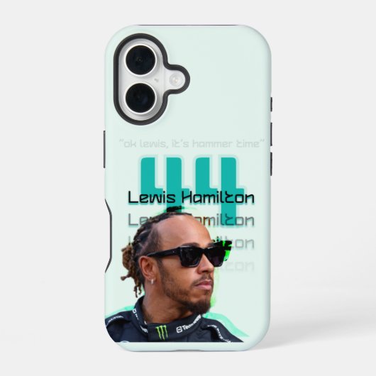 Coque iPhone 16 coques iphone lewis hamilton (Verso)