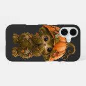Coque iPhone 16 Coquet Étui de Créature de la Forêt de Citrouille  (Verso Horizontal)
