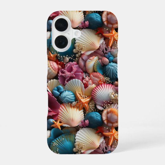Coque iPhone 16 Coquillages (Verso)