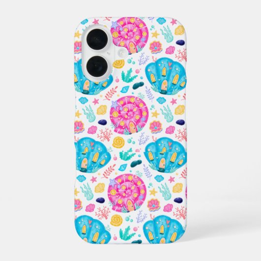 Coque iPhone 16 Coquillages (Verso)