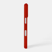 Coque iPhone 16 Corbeau sur fond rouge (Côté droit)