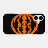 Coque iPhone 16 Corbeaux d'Halloween (Verso Horizontal)